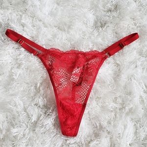 ❤ NWT! Victoria's Secret Red Lace V-String ♥